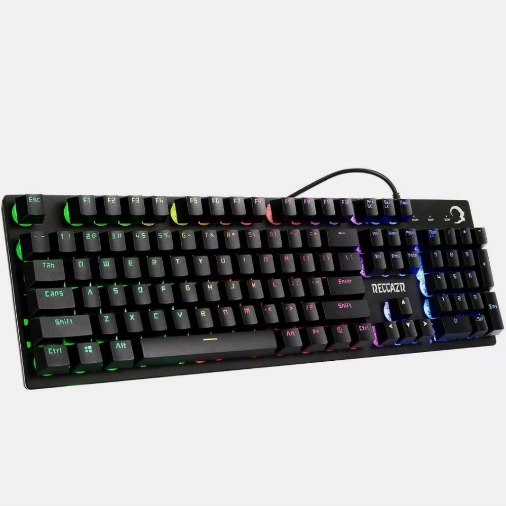 RECCAZR LED Backlit Gaming Keyboard - Picture 2 of 4